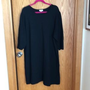 JJill black made in Jordan dress